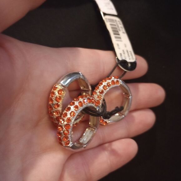 Lane Bryant 3 piece silver tone ring set;NWT - Picture 6 of 9